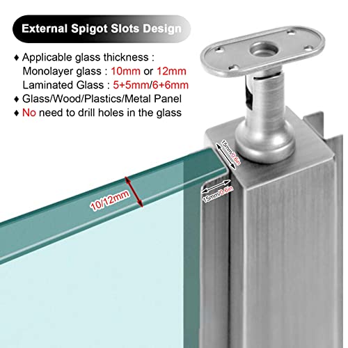Fixation balustrade stable pour escaliers sans vibrations ni jeu mécanique - 7