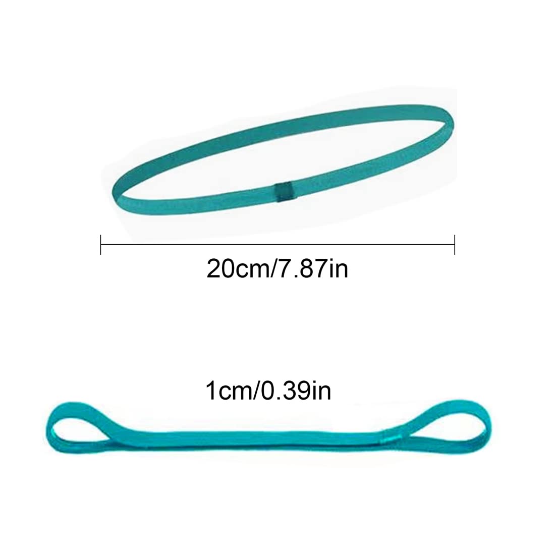 Fasce Sportive Antiscivolo Per Bambini - 5 Pezzi Colorate In Tessuto E Silicone - Per Yoga, Corsa - Foto 7