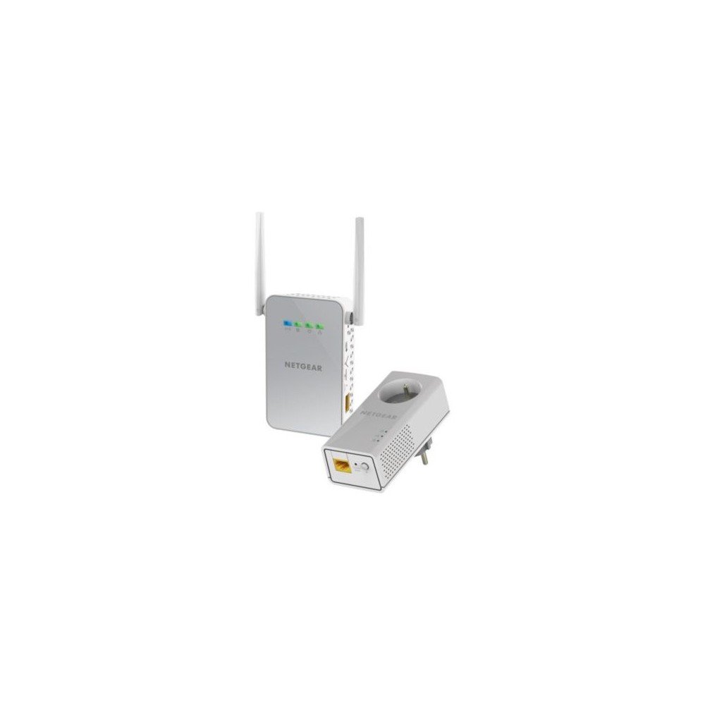 NETGEAR PLPW1000 Powerline-set – 1 Adapters Met Filter + 1 Wifi-adapter – 1000 Mbps, Nieuwste Generatie