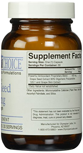 Prescribed Choice Grape Seed Extra Strength Capsules, 30 Count #TOP1