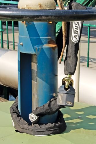 Cadenas Granit ABUS premium en acier cémenté noir pour usage intensif