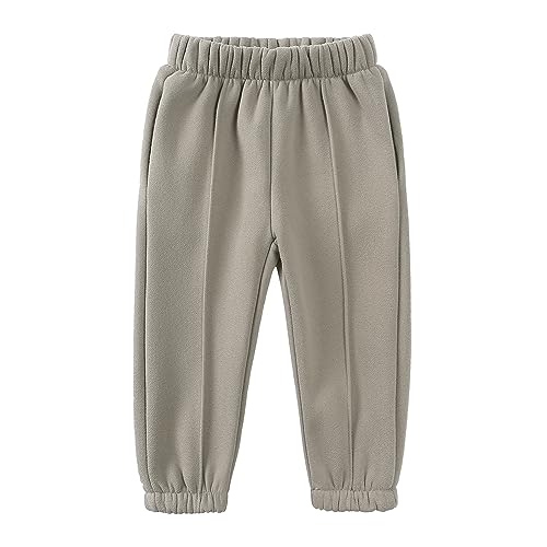 Image of MYGBCPJS Youth 2PCS Jogger Outfits Set Fleece Hooded + Sweatpants Boys Girls Athletic Sweatsuits Pullover Clothes