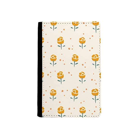 Portefeuille passeport fleurs jaunes pour styliser vos escales en voyage