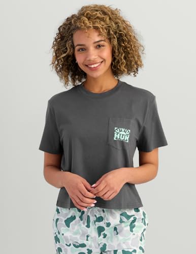 HUK Tee, Comfortable Performance Fishing Short Sleeve T-Shirt with Chest Pocket for Women2