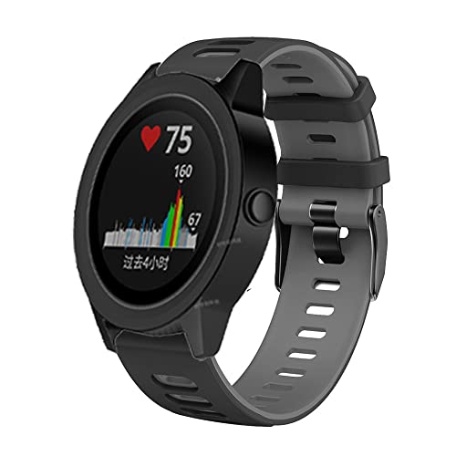 Bracelet silicone Garmin Vivoactive 4 GUMMMY anti-irritation taille 20mm 22mm - 6
