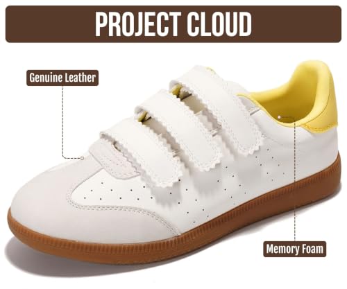 Image of Project Cloud Sneakers for Women - Stylish & Comfortable Women's Fashion Sneakers with Memory Foam and Leather Insole - Non Slip & Lightweight Womens Shoes - Fashion Shoes for Women (Ysabelle)