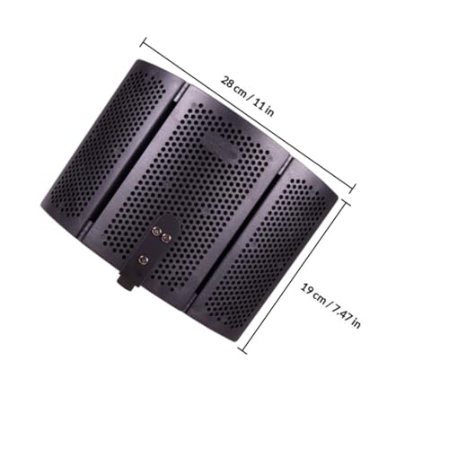Filtre micro pliable contre l'écho et le bruit pour studio et karaoké