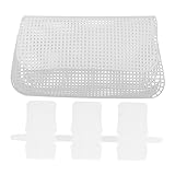 Fournitures de bricolage : surface lisse, donc la feuille de maille en plastique ne vous fera pas mal à la main lorsque vous l'utilisez pour fabriquer un , coudre une toile en plastique.