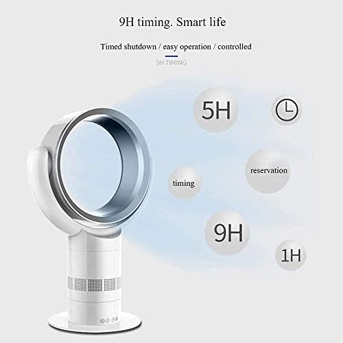 Mxjcc Tower Fan, Tower Fan With Remote, Quiet Cooling,With Auto Off, 10 Speeds, 9H Timer, Easy Clean, Space-Saving, Portable Bladeless Fan For Bedroom, Kitchen, Office (Color : White) #TOP2