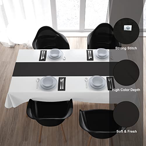Encasa XO Table Runner 13x120 in Long, Charcoal Grey, 32x304 cm - Image 4