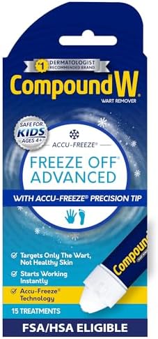 Compound W Freeze Off Wart Removal System | Accu-Freeze Technology | 15 treatments