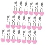 Cadenas de mariage : le cadenas en forme de cœur est un joli choix de pour les femmes, les filles, les mères, les petites amies, les amoureux, les couples, etc., cadenas de journal intime