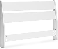 Vista 62 de Signature Design by Ashley Socalle - Cabecero completo, con listones abiertos, color beige natural