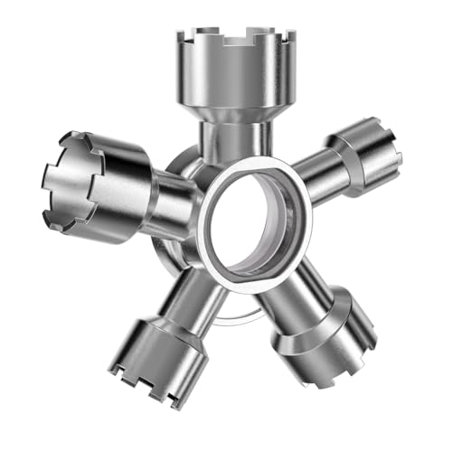 Heavy-Duty 10-in-1 Faucet Aerator Removal Tool Universal Metal Aerator Key