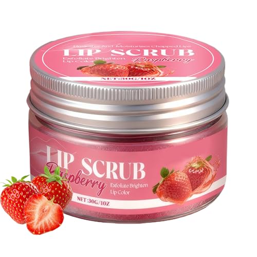 Exfoliante De Azúcar Para Labios - 30 g Reparador Nutritivo Hidratante,Exfoliante De Azúcar Hidratante,Para Rutina Diaria Preparación Pre-Maquillaje Mantenimiento Semanal Mañana Noche Tras Sol