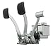 EMPI 16-2531-0 RACE TRIM Dual Pedal Assembly, w/Throttle, 3/4" Clutch - 7/8" Brake, Polished