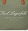 Karl Lagerfeld, Hotel Karl Medium Sac en toile pour femme Vert, Vert olive, Karl Lagerfeld, Hotel Karl Medium Sac en toile pour femme Vert #3