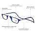 Clic Adjustable Front Connect Reader, 1.75 Strength, Blue Frame