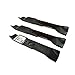 Maxpower 561540B 3 Blade Mulching Set for Many 46 in. Cut MTD, Cub Cadet, Troy-Bilt Mowers Replaces OEM #'s 753-0847, 942-04125, 942-04124, 942-0611, 942-0612