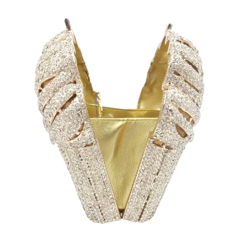 Image of Women Ice Cream Crystal Evening Bag Luxury Rhinestone Clutch Wedding Party Minaudiere Purse and Handbag for Cocktail