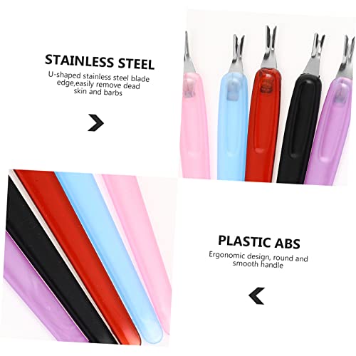 FRCOLOR 50 Pçs Garfo De Morta Aparadores De Unhas Conjunto De Manicure Profissional Ferramentas De P