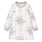 Élégante et confortable : robe à manches longues conçue pour fournir à la fois style et confort, parfaite pour une tenue décontractée ou pour se détendre à la maison. Les manches longues et le design confortable des poignets offrent chaleur et confort pendant les mois les plus froids.