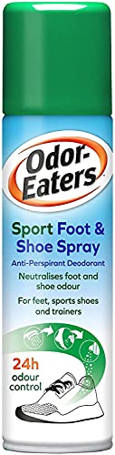 Odor-Eaters 24 Hour Odour Destroying Antiperspirant Foot and Shoe Spray for Sport Shoes 150 ml