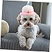 Milisten Pet Birthday Hat Embroidered and Cats Costume for Pet Parties Photo Shoots and Celebrations Comfortable and Stylish Accessory for Your Furry Friends