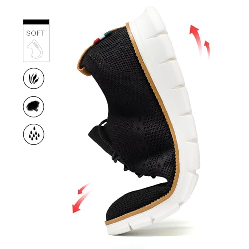 Mens Casual Oxfords Shoes Mesh Fashion Walking Dress Sneakers Work Lightweight Breathable3