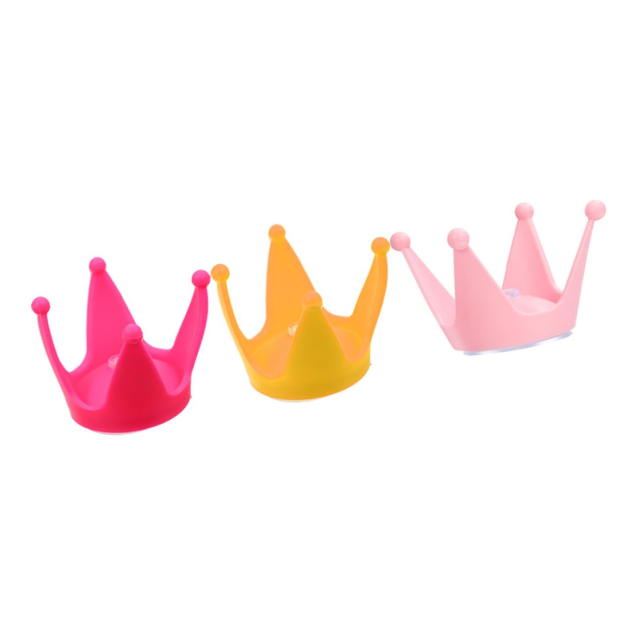 PRETYZOOM 3Pcs Crown Decorations with Suction Cups for and Bicycle Helmets Unique Ornaments for Women for Biking Cycling and Snowboarding