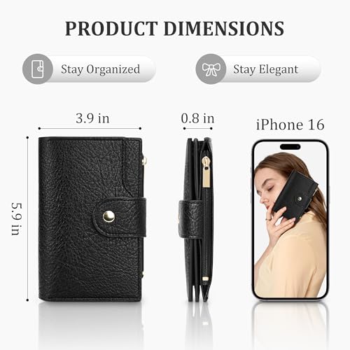 Image of Airkit Small Wallet for Women, RFID Blocking Credit Card Holder