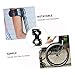 FOMIYES 2Pcs Crutch Mount Stand for Wheelchair Mobility Scooter Rotatable Cane Holder for Elderly Easy Install Walking Stick Support Rack