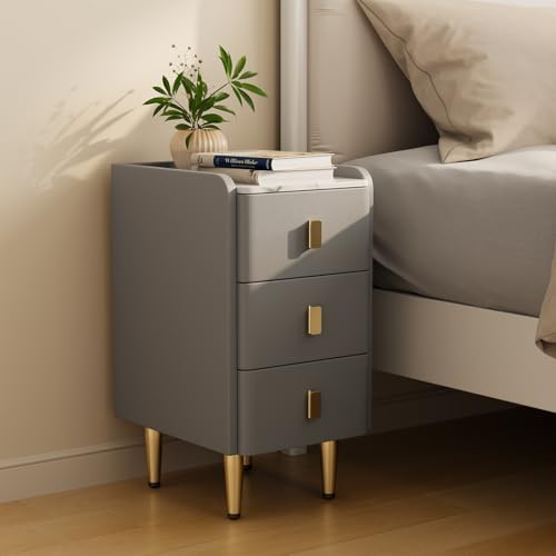 AQIMUELE Narrow Nightstand with Drawers