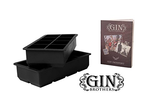 XXL ijsblokjesvorm (set van 2) voor 8 ijsblokjes (5 x 5 cm) in een set met XXL ijsblokjesvorm voor 4 ijsballen (4,5 cm… - Image 4