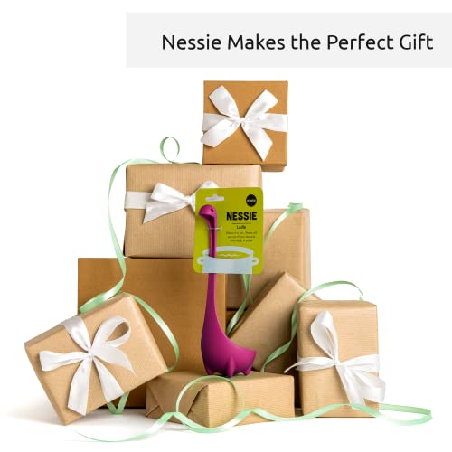 image for OTOTO Nessie Ladle Spoon - Purple Cooking Ladle for Serving Soup, Stew