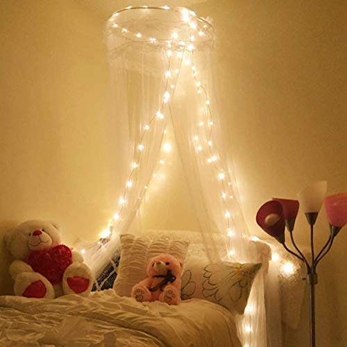 image for Lighting EVER Fairy Lights Plug in, 33ft 100 LED String Lights for Bed