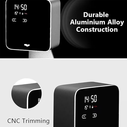 Dispensador automático de jabón, contenedor de líquido recargable por USB sin contacto con dispensación ajustable de 5 niveles para baño u hotel, montaje en pared/mesa