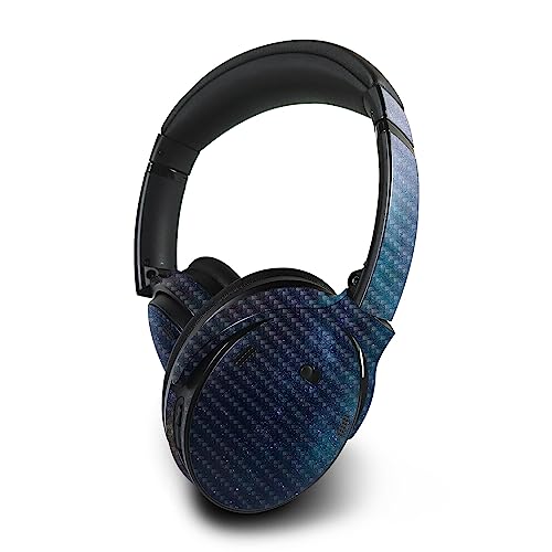 Image of MightySkins Carbon Fiber Skin Compatible with Bose QuietComfort 45 Headphones Astro Sky | Protective, Durable Textured Carbon Fiber Finish | Easy to Apply | Made in The USA