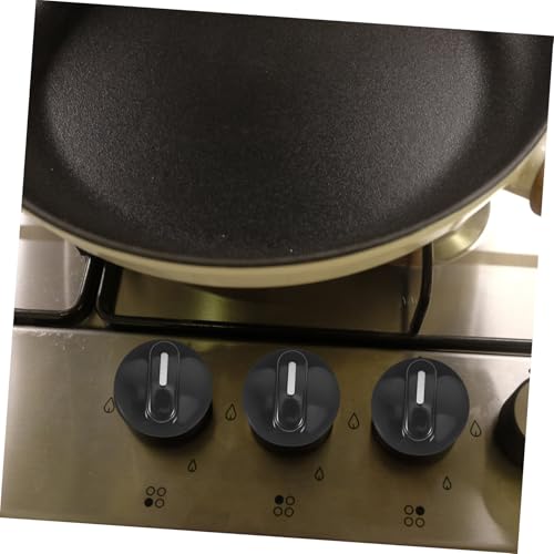Perilla de control para horno y estufa 6mm plástico negro miniatura 5