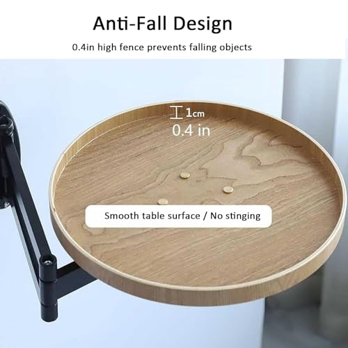 Table murale rotative pour optimiser un studio ou balcon étroit - 5