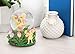 Elanze Designs Pixie Dust Fairies 100MM Sturdy Wind Up Music Glitter Water Snow Globe Tabletop Dresser Nightstand Figurine Decoration Plays Tune You are My Sunshine