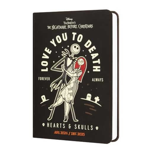 Grupo Erik Agenda 2025 semana vista Disney Pesadilla antes de Navidad - Agenda 2025 pequeña - Agenda escolar 2024-2025 : 17 meses | Vuelta al cole Material escolar y papeleria