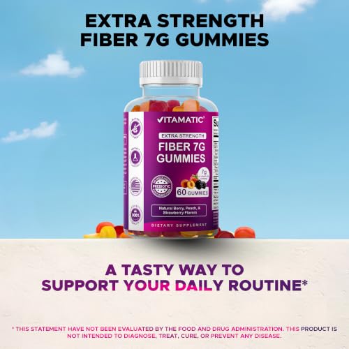 Vitamatic Extra Strength Fiber Gummies