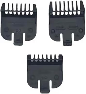 Trimmer Replacement Three Piece Beard Stubble Guard Comb Set for Wahl | Verify Compatibility Before Purchase Compatible with Select Wahl Trimmer Models and Blade Sizes Only