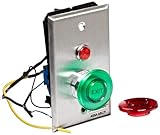 Securitron Single Gang Momentary Push Button, DPST, 7Amps, 1.5' Round Momentary