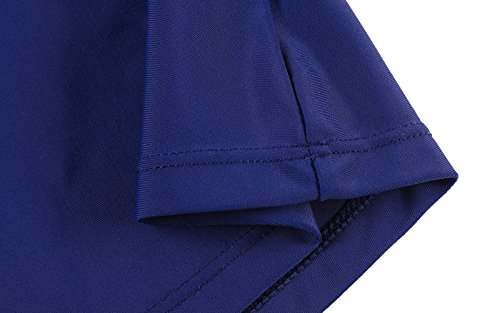 Image of REKITA Women Swim Skirt Solid Color Waistband Skort Bikini Bottom