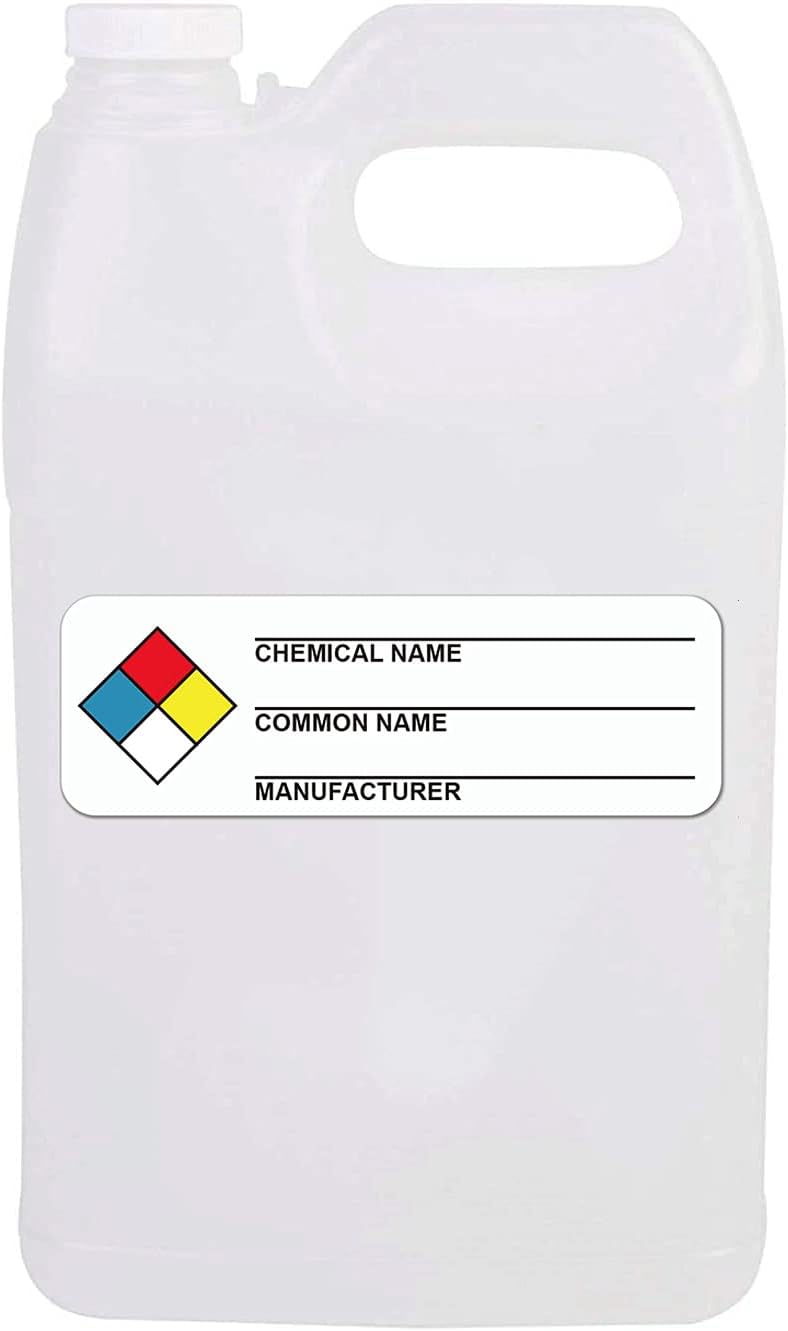 NFPA 704 Chemical Hazard Labels SDS Stickers for Safety Data