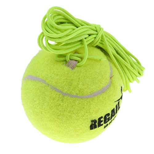 Baoblaze Duurzame Elastische Tennisbal Met Koord Voor Tenniscoach - Groen - Image 6