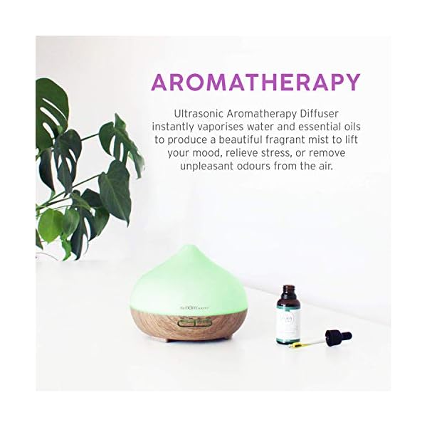 The Body Source® Aroma Diffuser for Essential Oils with 7 Colour LED Lights (300ml) - Image 7