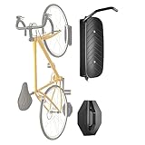 Colgador Bicicleta Pared Vertical +65°~-85°Portabicicletas de Pared de Ángulo Ajustable, 30Kg de Capacidad de Carga, con Accesorios de Montaje, para Todos Los Modelos de Coche